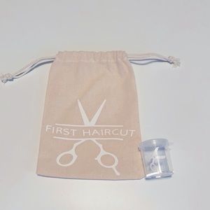 First Haircut Drawstring Bag